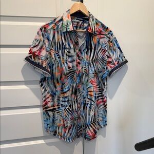 Robert Graham Vibrant Patterned Men's Shirt